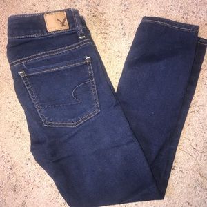 American eagle cropped skinny jeans size 2
